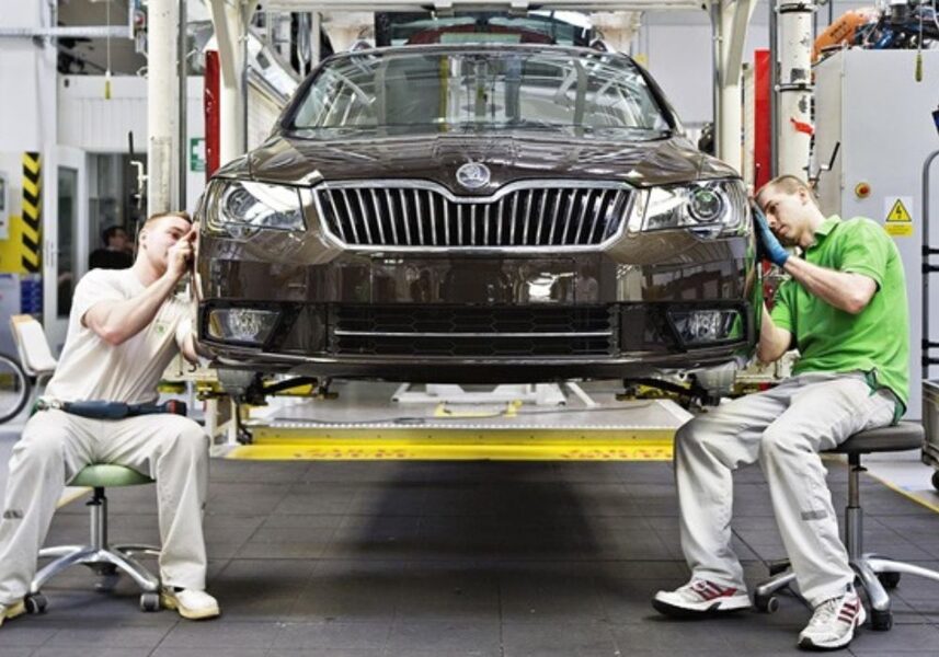 Automotive factory where the manufacture/assembly of parts and vehicles takes place.